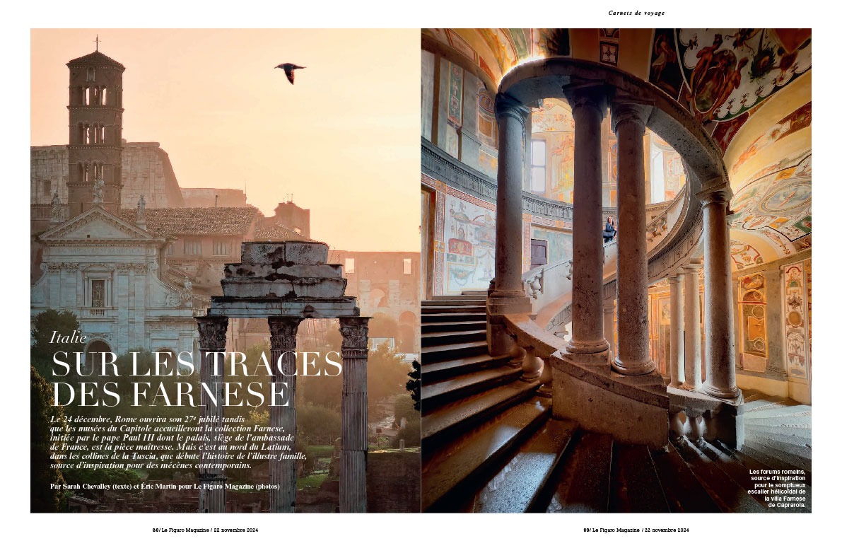 Articolo “Le Figaro” Sur les traces des Farnese